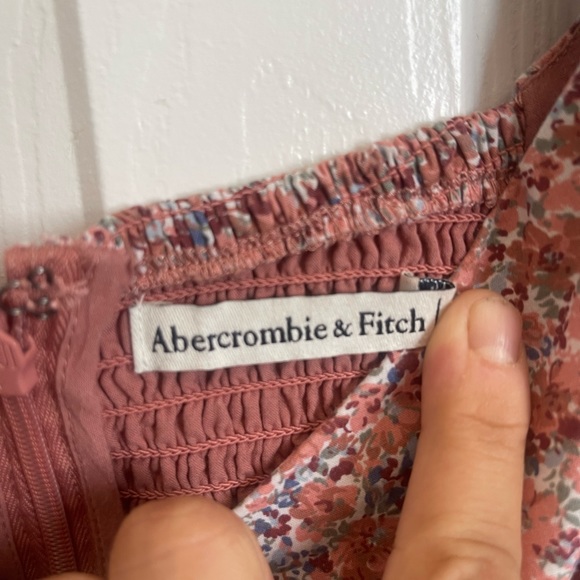 Abercrombie & Fitch Twist-Front Poplin Mini Dress - Picture 4 of 8